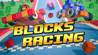 Blocks Racing kart racing on iOS & Android